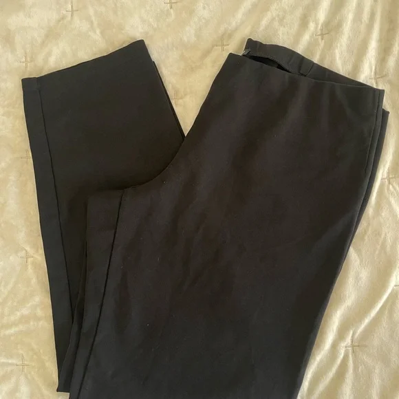Eileen Fisher Women's Black Straight Leg Pants Size Extra Large - Picture 5 of 5